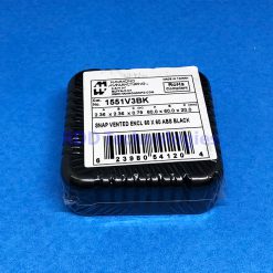 SNAP VENTED PALSTIC ENCLOSURE HAMOND 1551V3BK