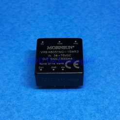 DC TO DC CONVERTER 48V TO 5V 3A MORNSUN VRB4805YMD-15WR3