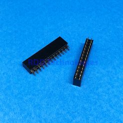 FEMALE HEADER BOX 13Px2 PCB Mounted