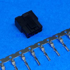 SATU SET CONNECTOR MICROFIT MX3.0 MALE 2x4