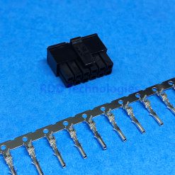 SATU SET CONNECTOR MICROFIT MX3.0 MALE 2x6