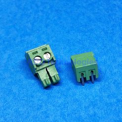 1 SET 15EDGK CONN. 2-PIN 90DEGREE PITCH 3.81mm
