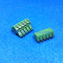 1 SET 15EDGK CONN. 5-PIN 90DEGREE PITCH 3.81mm