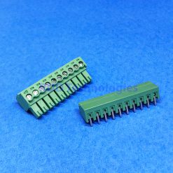 1 SET 15EDGK CONN. 10-PIN 90DEGREE PITCH 3.81mm