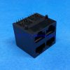CONN. RJ45 FEMALE FOR PCB 4 PORT 2X2 HELING MJ5988-B022-HPRN1