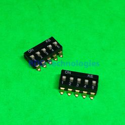 DIP SWITCH 5 POS 10PIN KINGTEK DSWB05LHGET