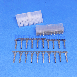 1 SET CONNECTOR MOLEX 5557 2X10 PIN STRAIGHT