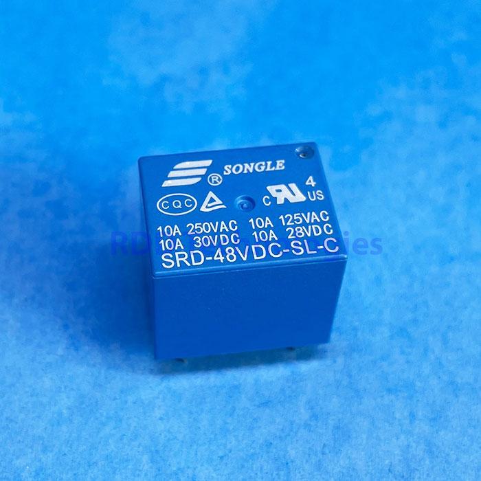 RELAY 48V SPDT (1 Form C) SONGLE SRD-48VDC-SL-C