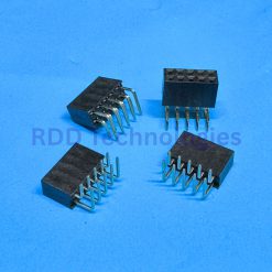 FEMALE HEADER BOX 5Px2 PCB Mounted 90DEG HCTL PM200-2-05-W-4.3