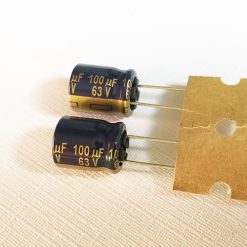 Kapasitor Elektrolit 100UF 63V 10mmx12.5mm PANASONIC  EEU-FC1J101B
