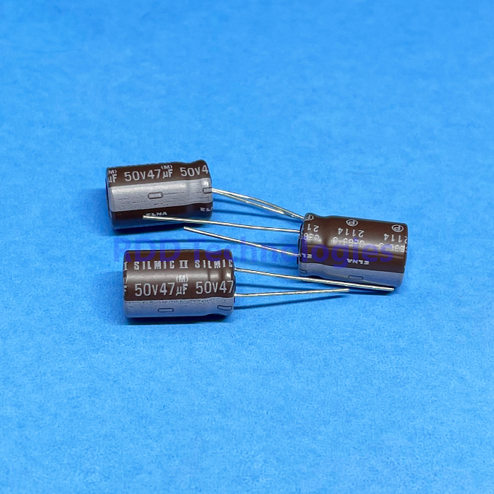 Kapasitor Elektrolit 47uF 50V ELNA SILMIC II RFS-50V470MH4#5 10x16
