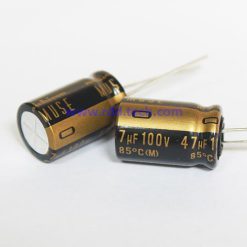 Kapasitor Elektrolit 47uF 100V Nichicon UKZ2A470MHM 12.5x20