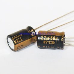 Kapasitor Elektrolit 22uF 50V Nichicon UKZ1H220MPM 8X11.5