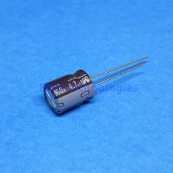 Kapasitor Elektrolit 4.7uF 160V 10mmx12.5mm NICHICON UPJ2C4R7MPD