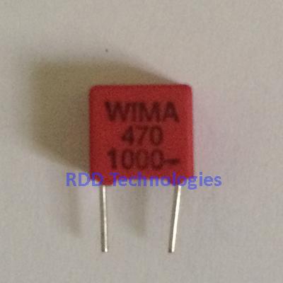 CAP FILM PP 470pF/1KV WIMA FKP2O104701G00JSSD