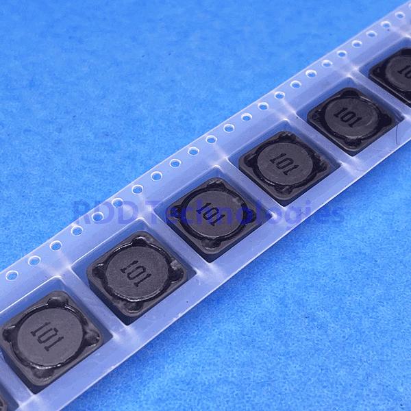 SMD INDUCTOR 100uH 1.7A SHOU HAN CYH127-100UH
